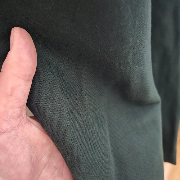 Zara Dark Green Pull On Wide Leg Pants Size LARGE - Picture 4 of 12